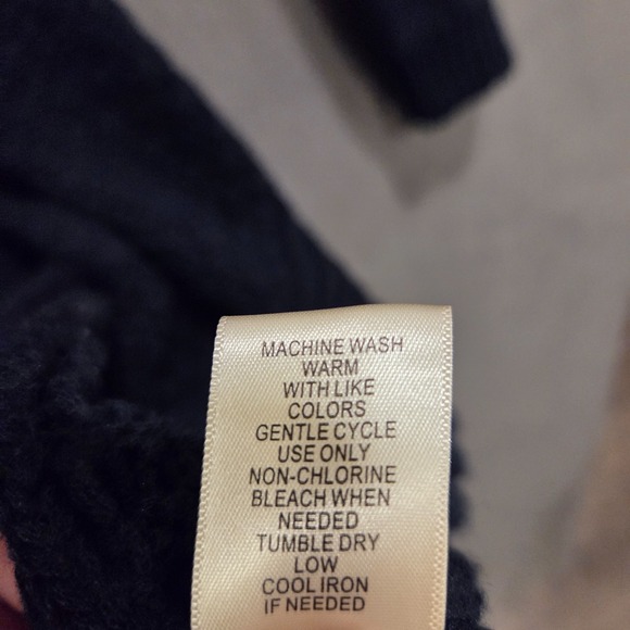 John Paul Richard Open Front Cardigan  Womens Size XLarge Blue Comfy Casual Warm - Picture 5 of 8